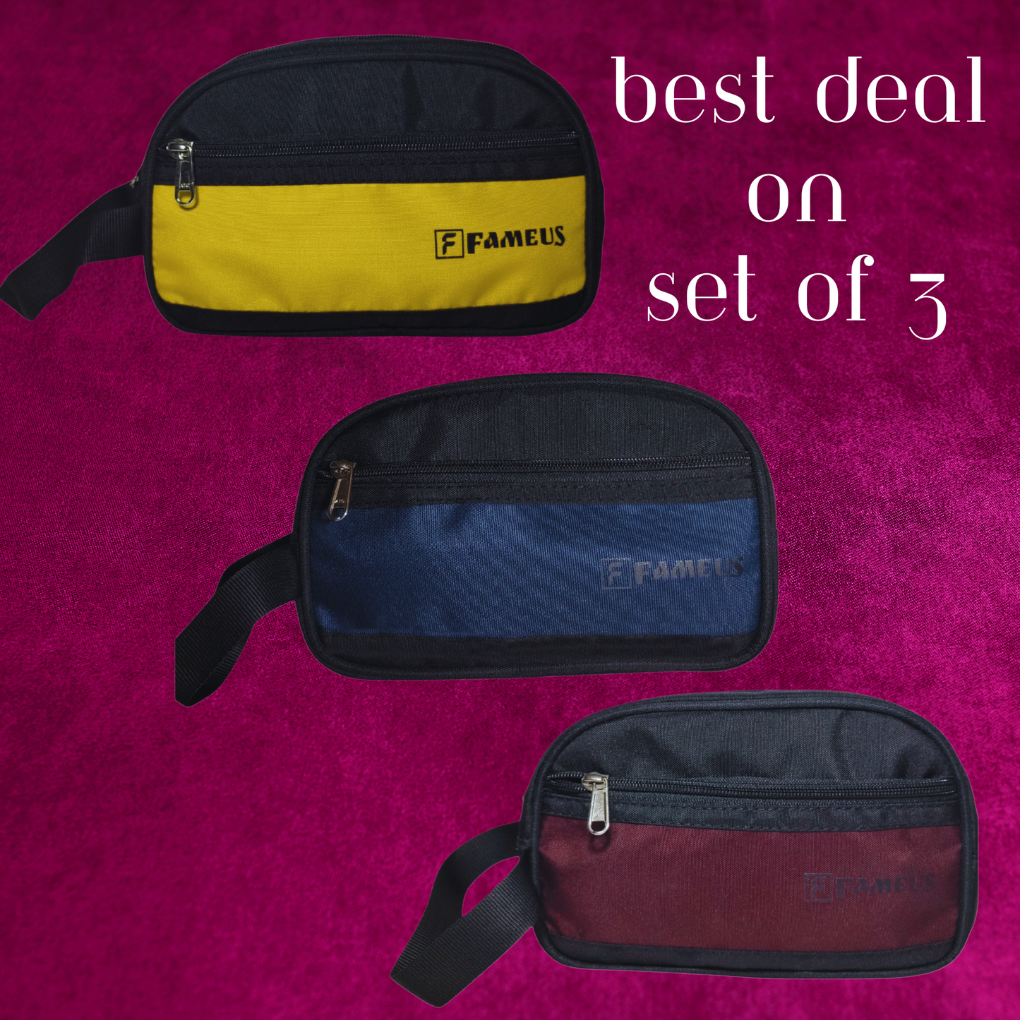 Fameus 3 Multipurpose Pouch Set