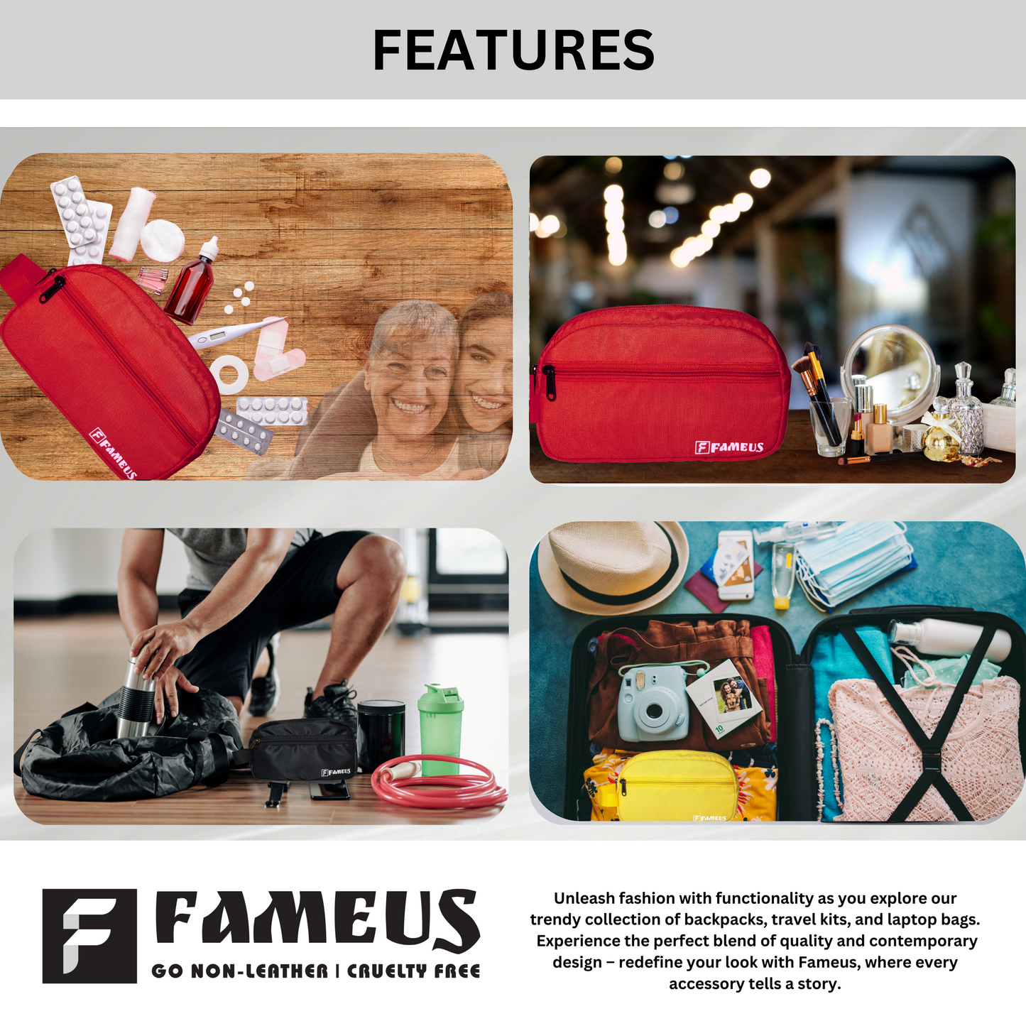 Multipurpose Pouch- MIST Set of 3