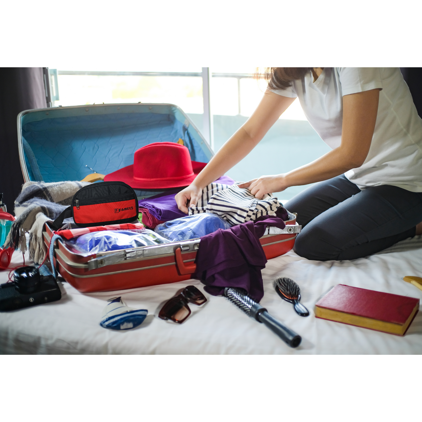 VEGA Red- Multipurpose Pouch