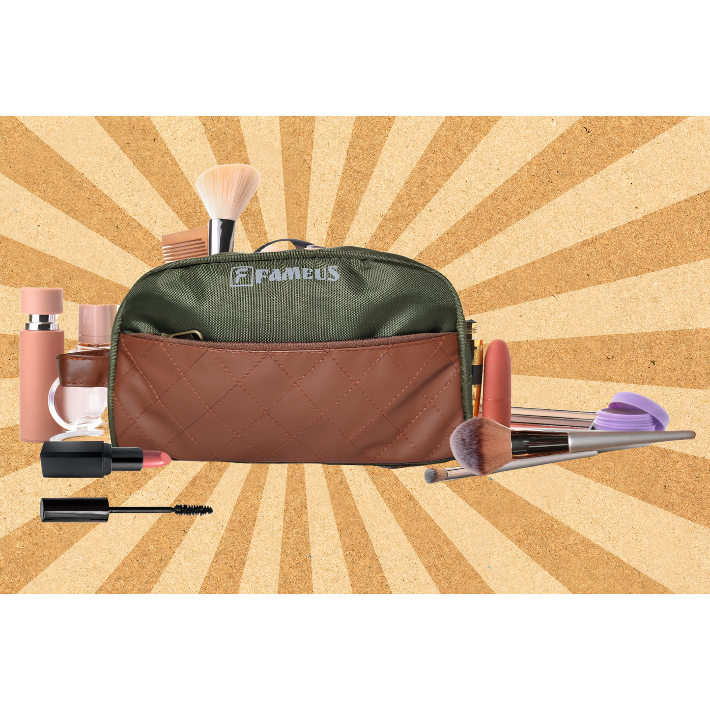 TRAVO Mehendi Green- Premium Multipurpose Pouch