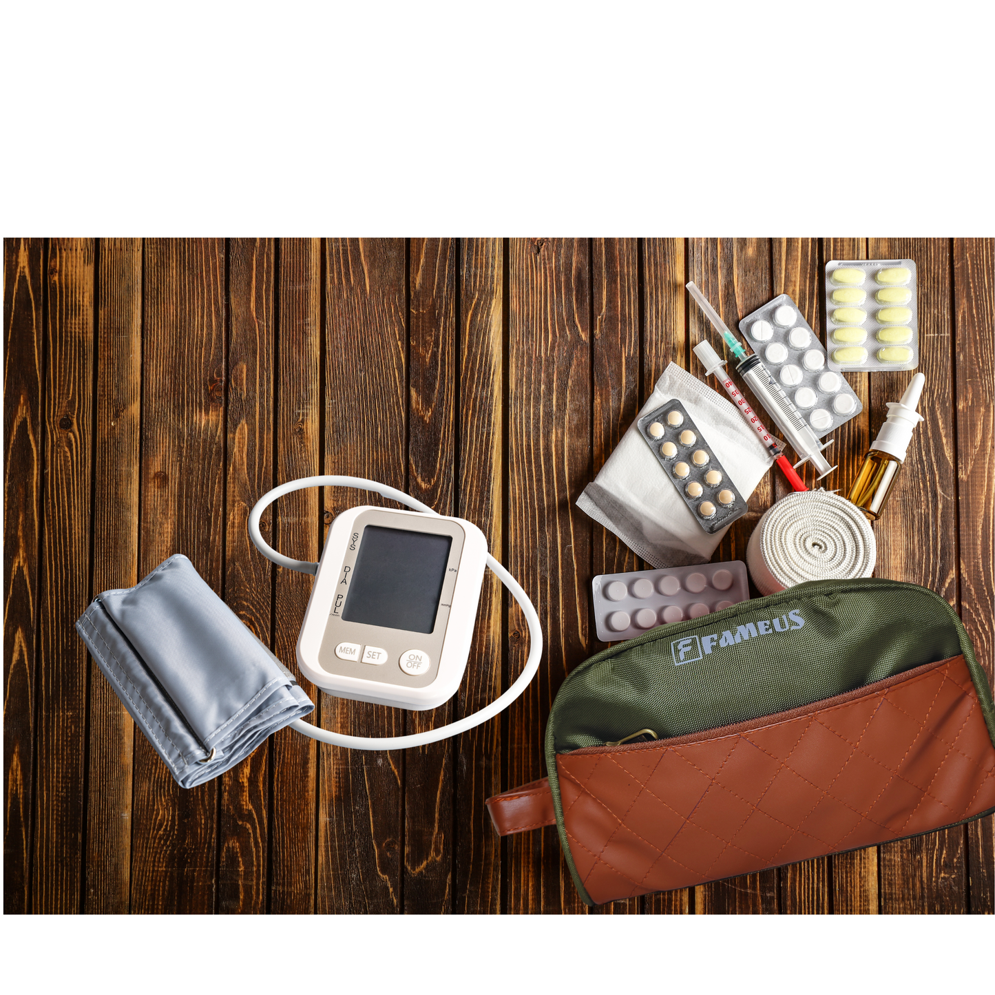 TRAVO Mehendi Green- Premium Multipurpose Pouch