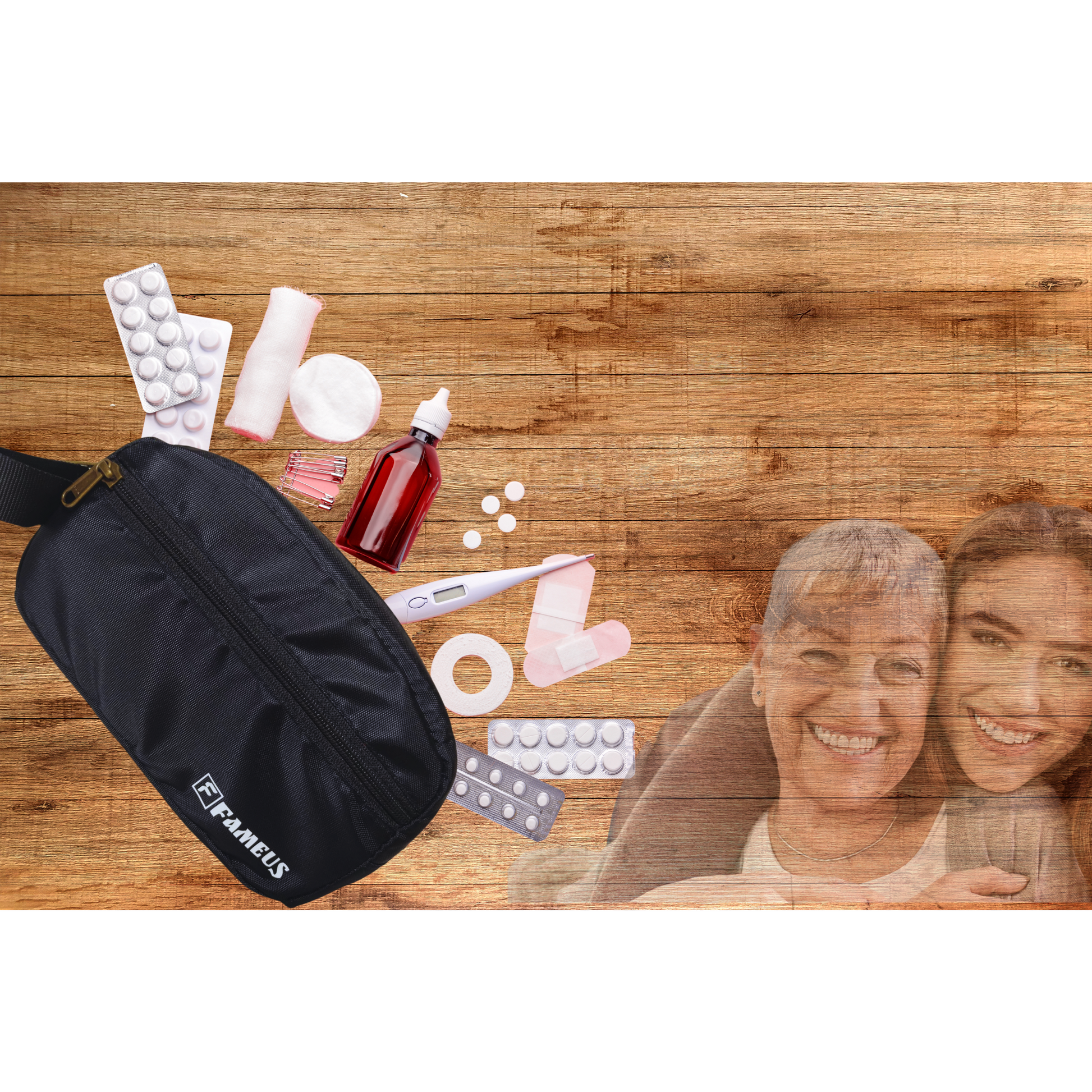 multipurpose pouch - black