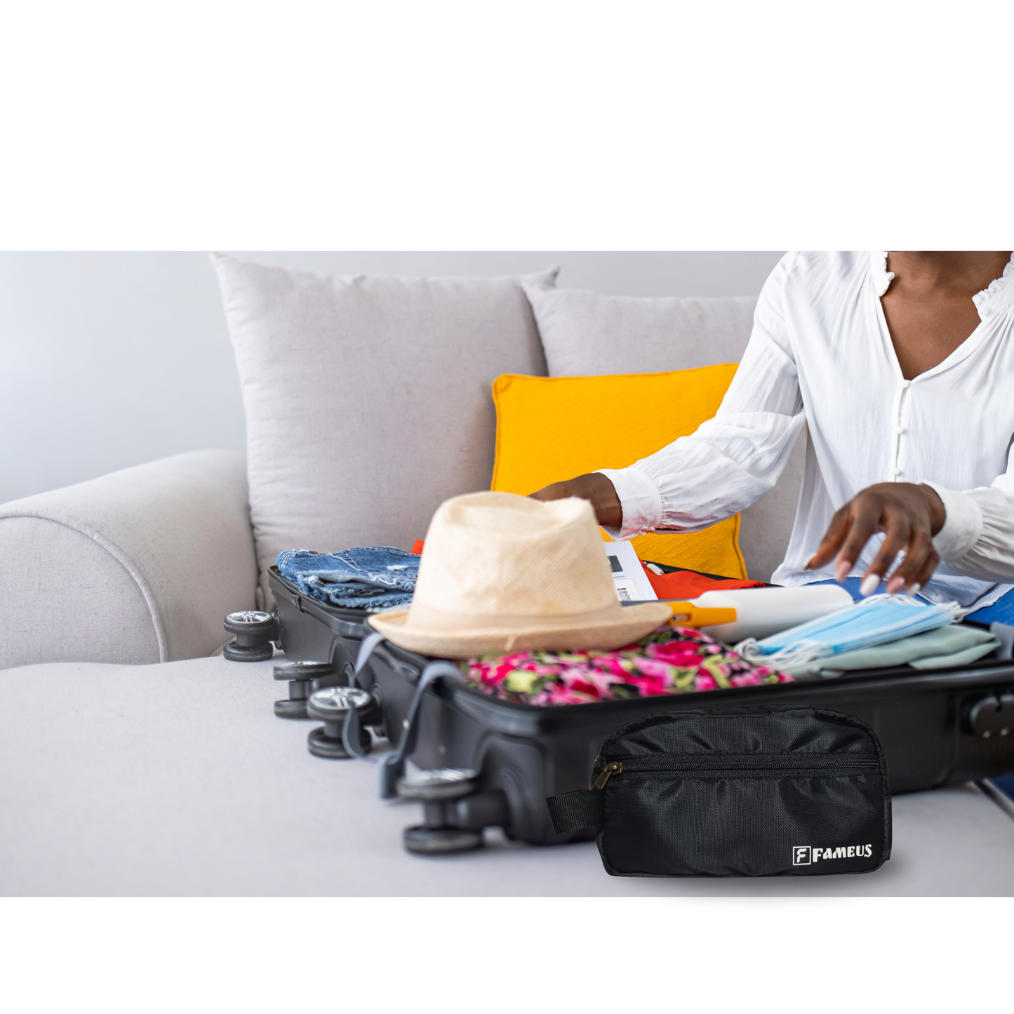 multipurpose pouch - black