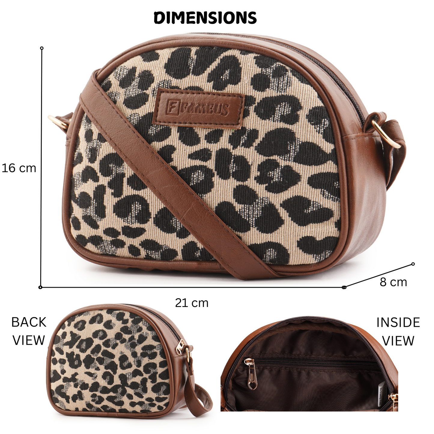 LEOPARD PRINT- JUTE SIDE SLING