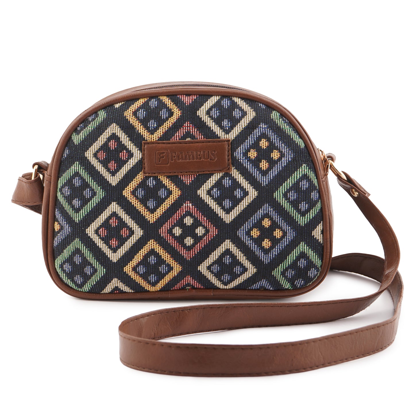 DICE PRINT- JUTE SIDE SLING