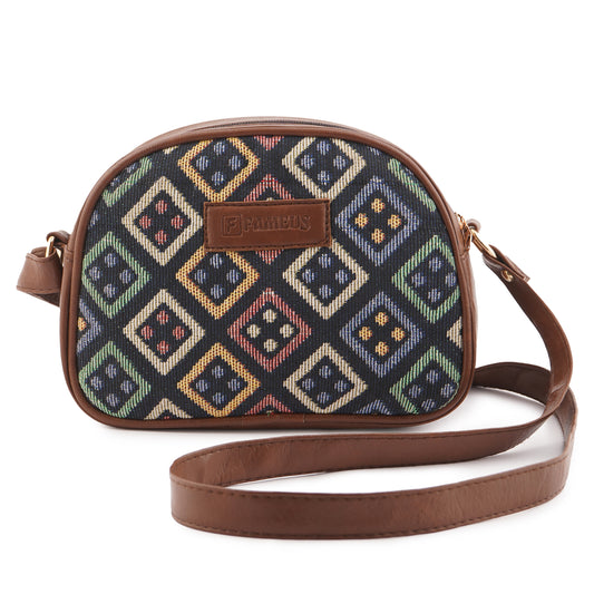 DICE PRINT- JUTE SIDE SLING
