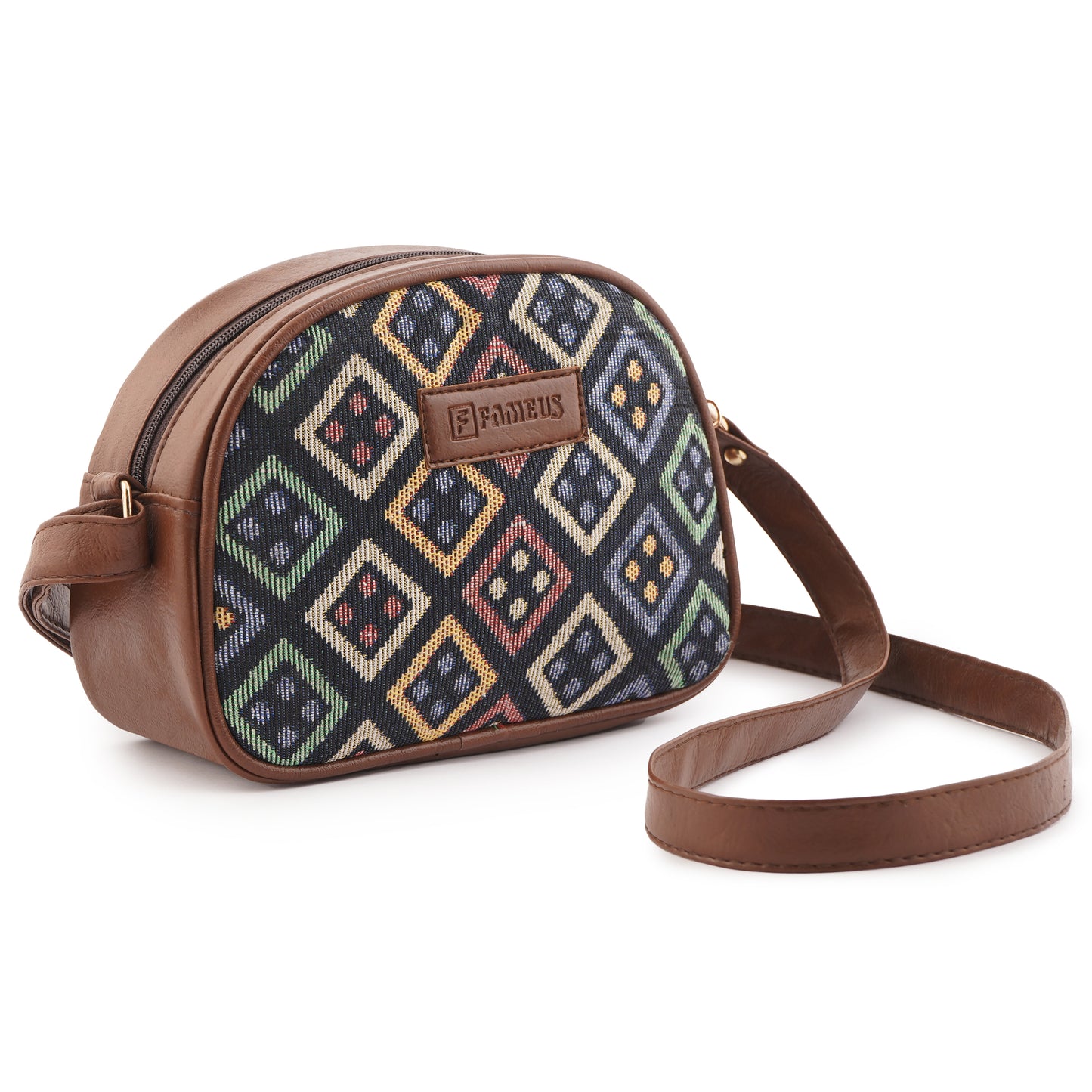 DICE PRINT- JUTE SIDE SLING