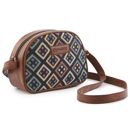 DICE PRINT- JUTE SIDE SLING