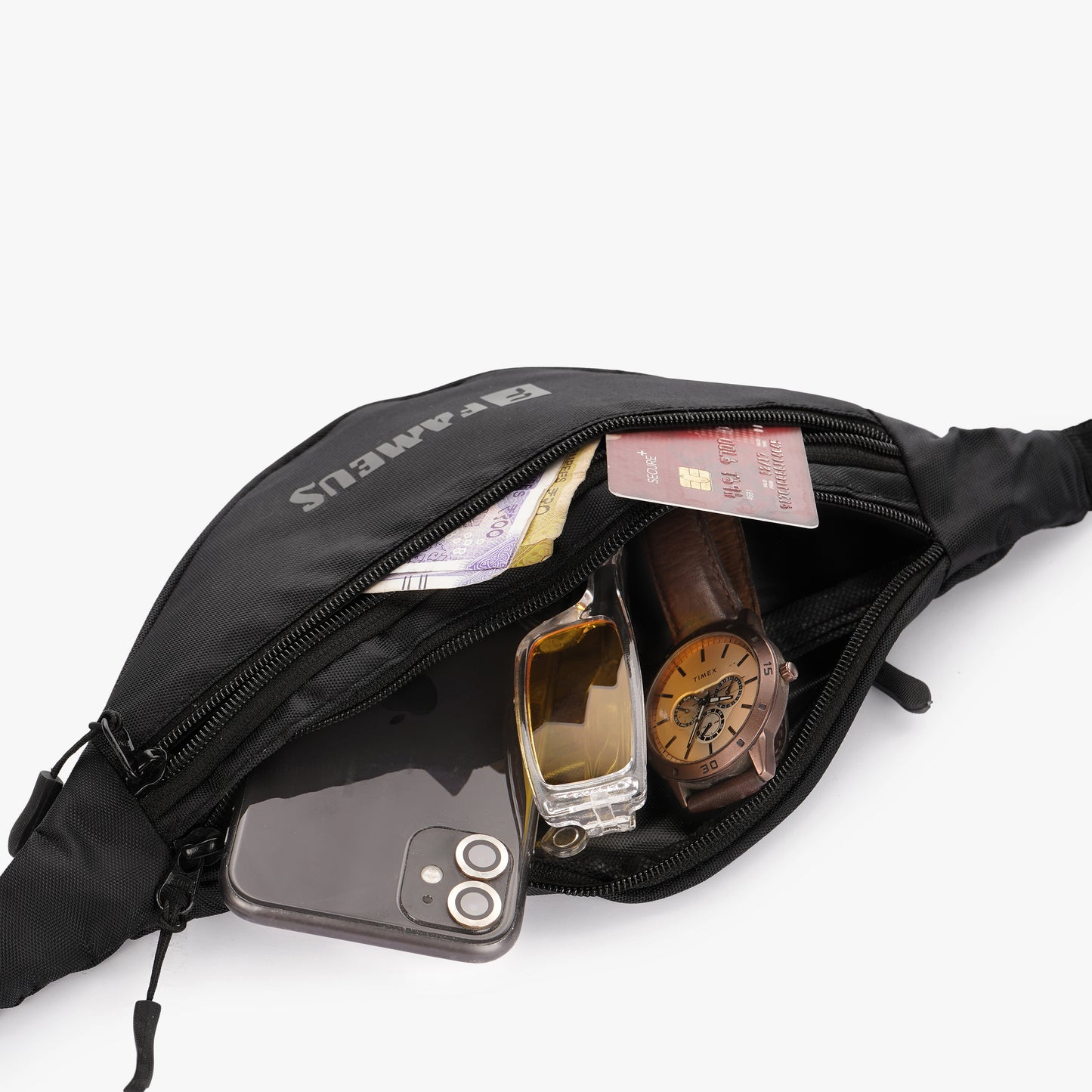 Waist/Chest Bag- BASICS (Black)
