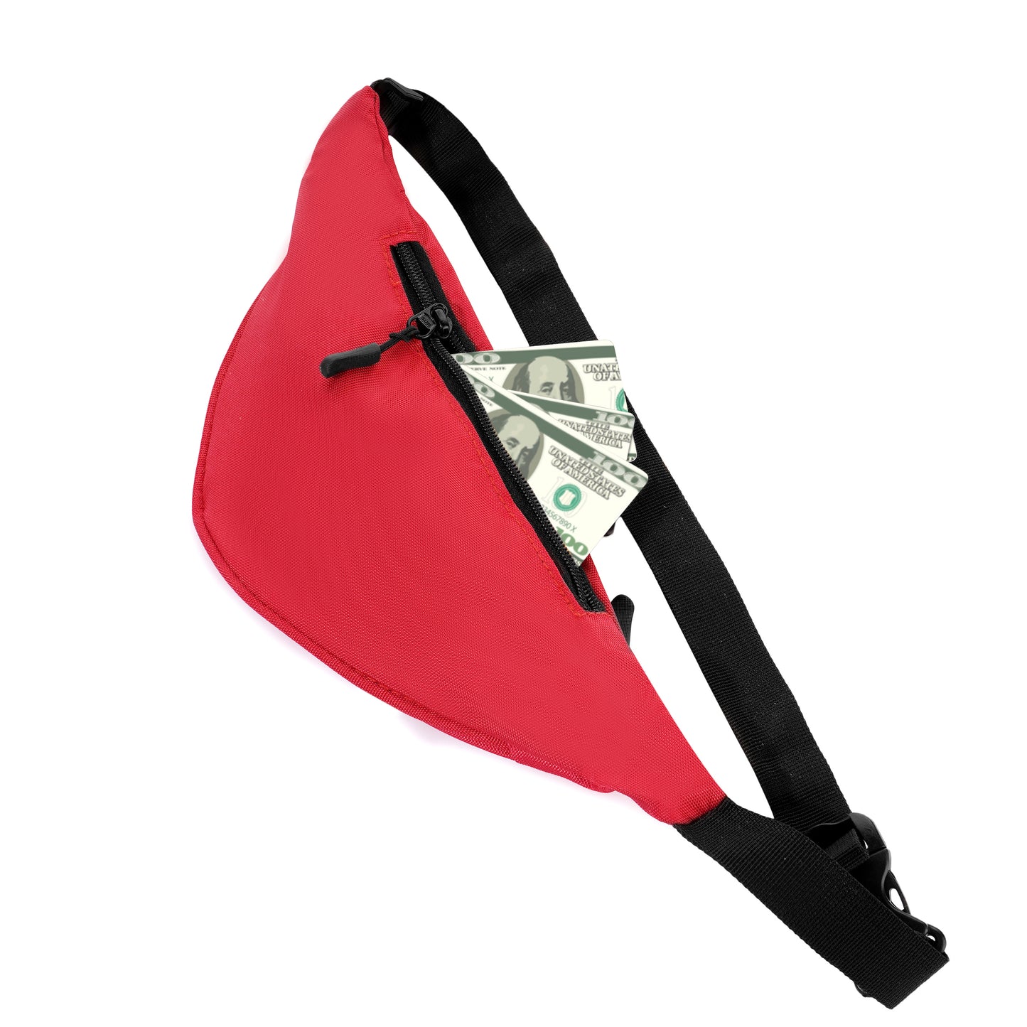Waist/Chest Bag- BASICS (Red)