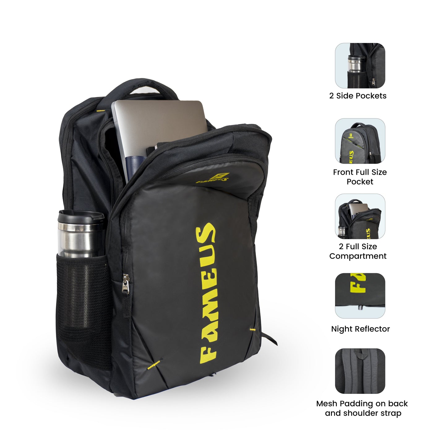 Neon voyage backpack